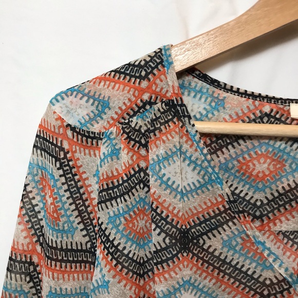 Daniel Rainn Striped Blouse Large - Picture 4 of 4